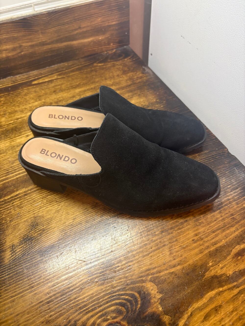 Blondo Black Waterproof Mules‎ Size 8.5